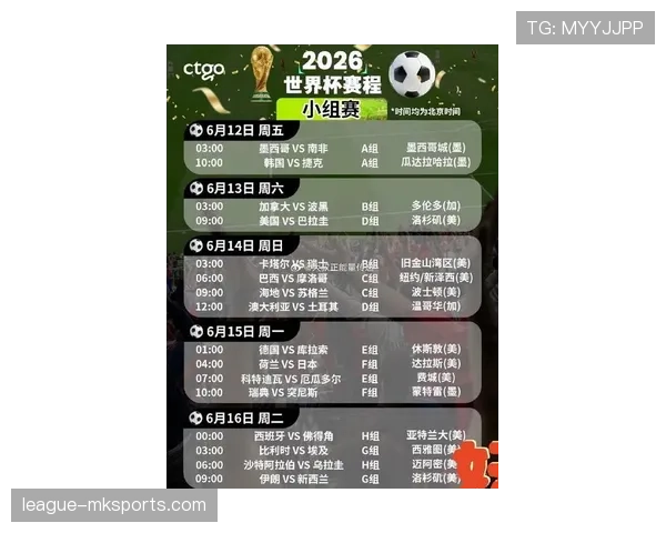 瑞士队2026世界杯小组赛赛程前瞻 死亡之组突围之路几何